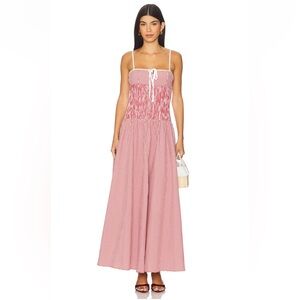 NWT RED CHECKERED DRESS SMALL MORE TO COME